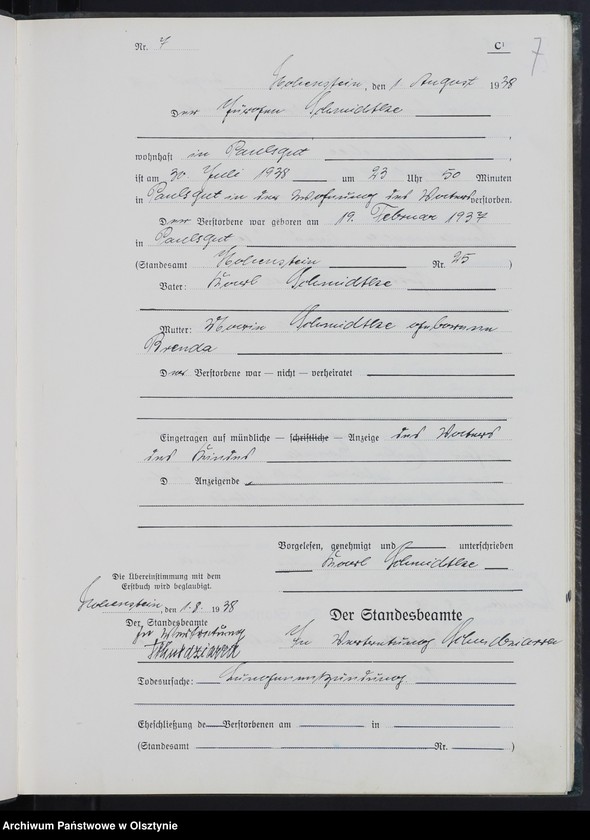 image.from.unit.number "Sterbe-Zweitbuch Tom II,Nr 1 - 38"