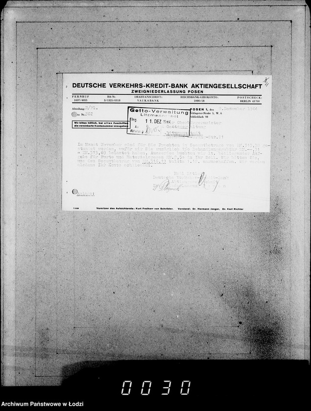 Obraz 8 z jednostki "Deutsche Verkehrs Kredit-Bank Posen."