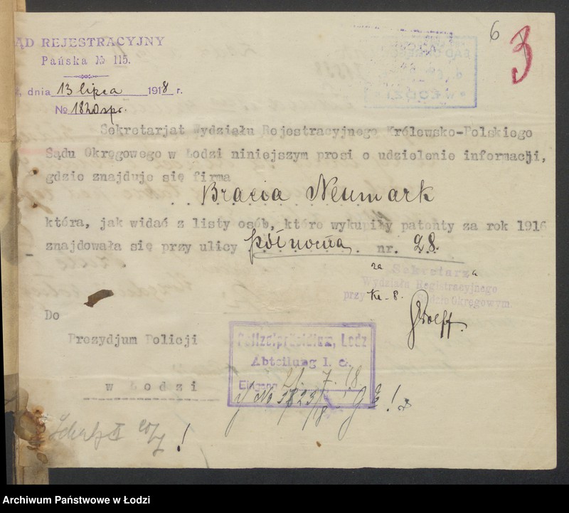 Obraz 8 z jednostki "Abram Neumark- skład towarów galanteryjnych"