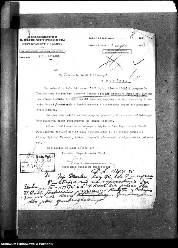 Obraz 12 z jednostki "Roboty interwencyjne w powiecie grudziądzkim [budowa i naprawa dróg i mostów]"