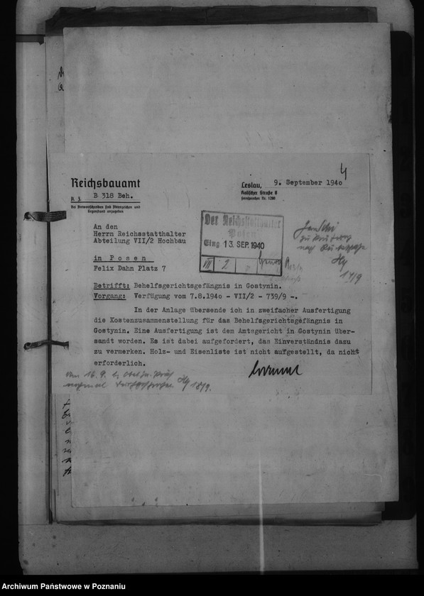 Obraz 8 z jednostki "Amtsgericht Gabin - Gąbin"