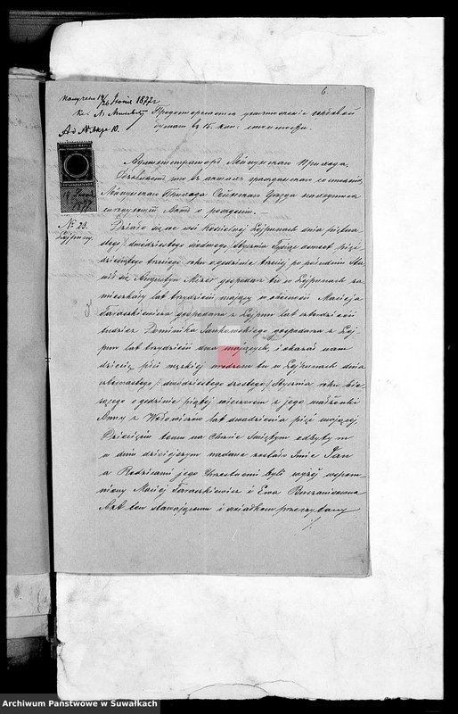 image.from.unit.number "Dokumenty brakosočetavšichsja lic Liškovskago Prichoda za 1877 god"