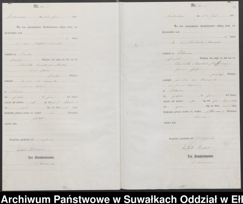 image.from.unit.number "[Geburts-Haupt-Register des Königlich Preussischen Standes-Amtes Kallischken Kreis Johannisburg]"