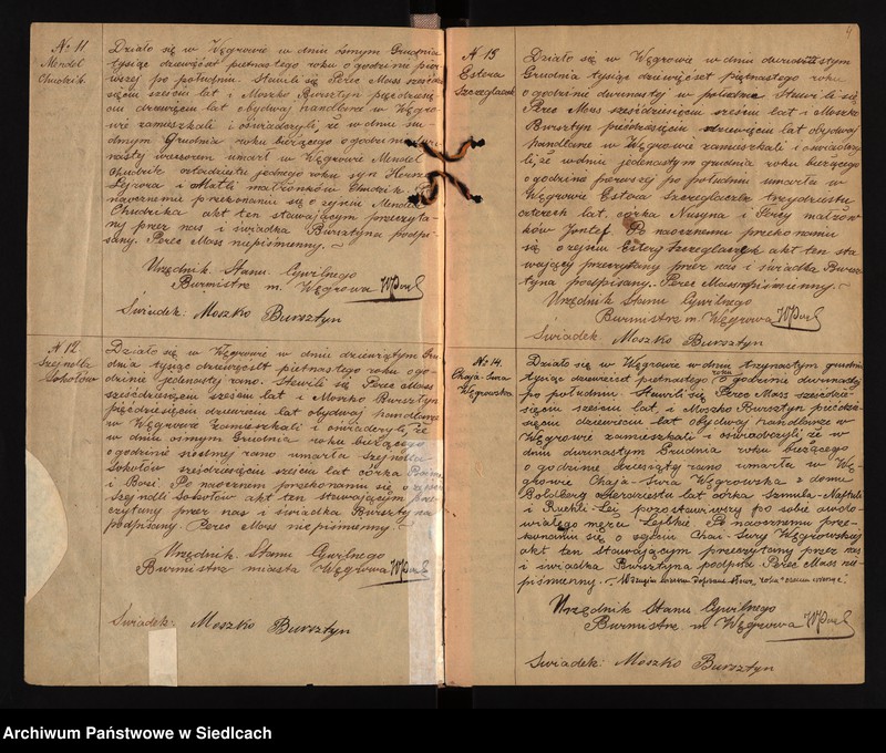 image.from.unit.number "Księga aktów zgonów wyznania mojżeszowego [wpisy od aktu 1 z listopada 1915 roku]"