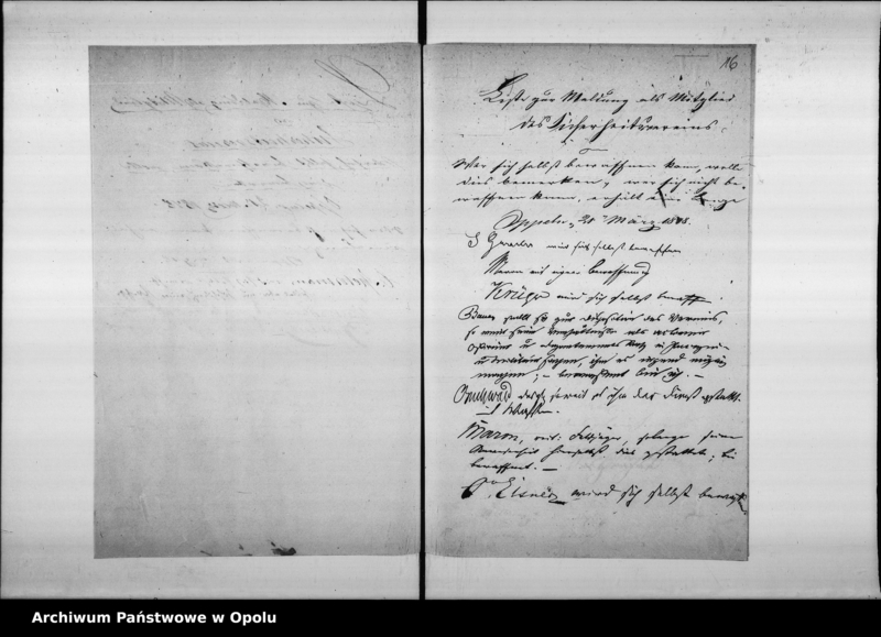 Obraz 15 z jednostki "Acta betreffend die Bildung des Sicherheits - Vereins in hiesiger Stadt Vol I de anno 1848"