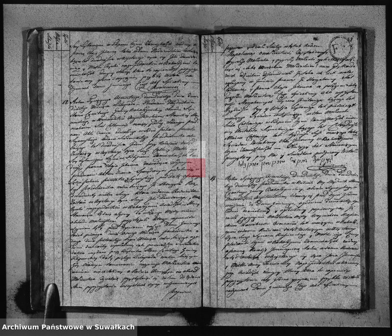 image.from.unit.number "Akta Zaślubionych Gminy Bakałarzewskiey"