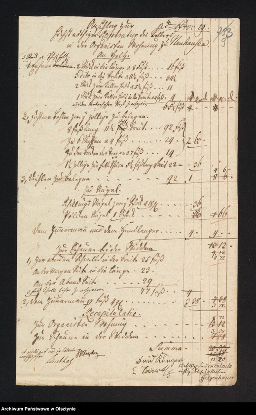 image.from.unit.number "Reparation der Organisten Wohnung auch Pfarr Scheune in Neuhausen [Romnowo]"