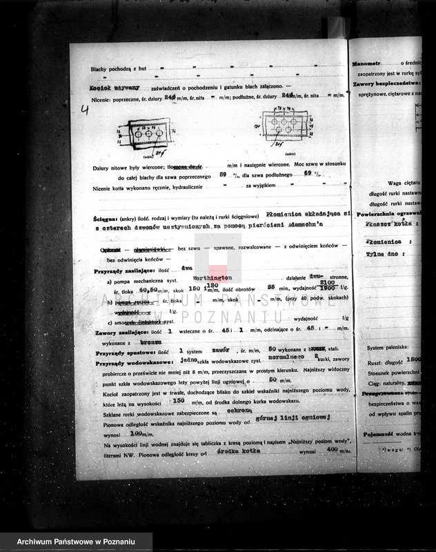 Obraz 8 z jednostki "Fabryka makaronu "Patria" w Pleszewie nr fabr kotła 417, nr woj. kotła 6259"