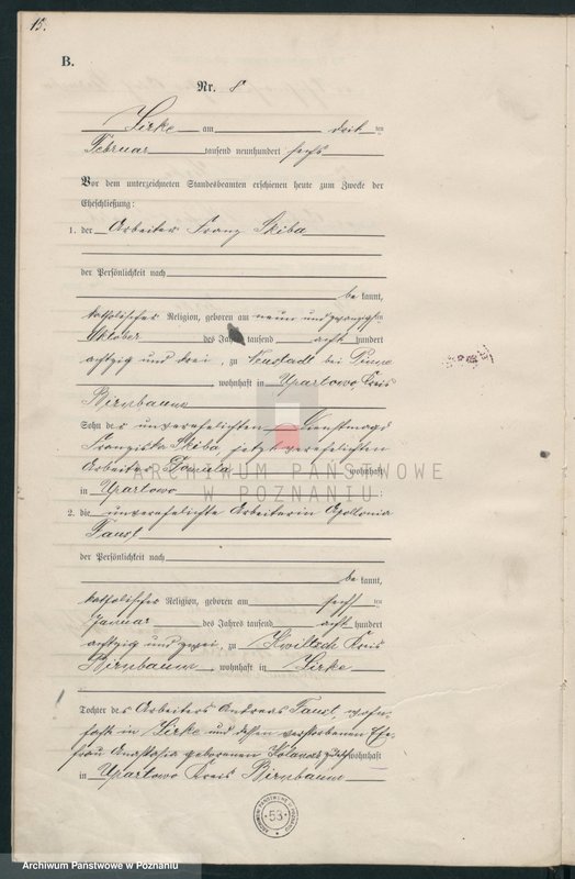 Obraz 18 z jednostki "Heirats-Haupt-Register"