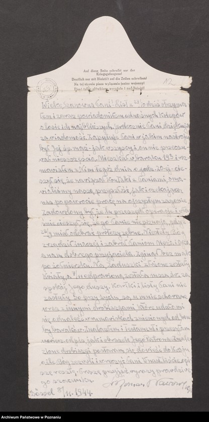 Obraz 15 z jednostki "Materiały dotyczące śmierci Tadeusza Goetzendorf-Grabowskiego w Oflagu VIB w Dössel"