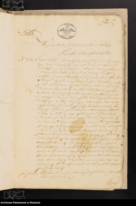 image.from.unit.number "Annexa z Parafij Janowieckieyz r[oku] 1846"