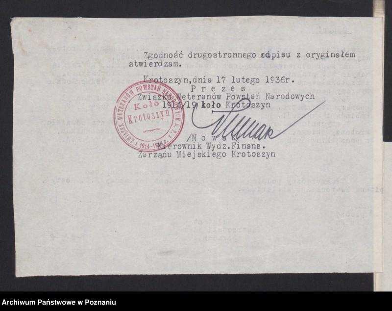 Obraz 15 z jednostki "Krotoszyn - akta delegata powiatowego."