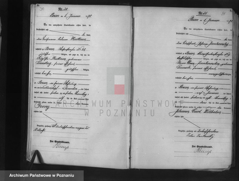 Obraz 17 z jednostki "Księga urodzeń t. I"