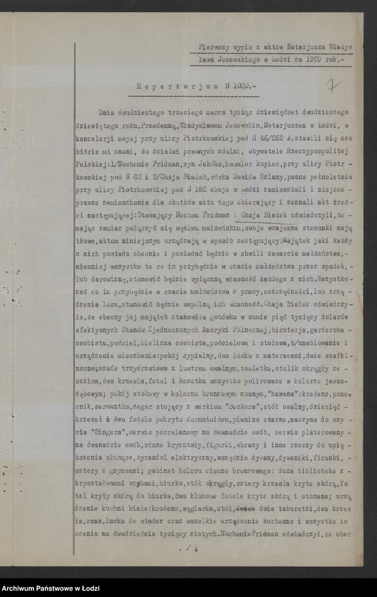 image.from.unit.number "Nochemie Friedman- sprzedaż przyborów fotograficznych"