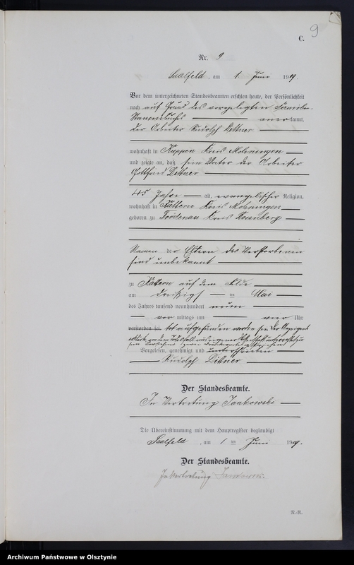 image.from.unit.number "Sterbe-Neben-Register Nr 1 - 26"