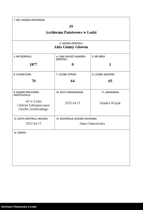 image.from.unit.number "Podania o wydanie dowodów osobistych. Litery D -F"