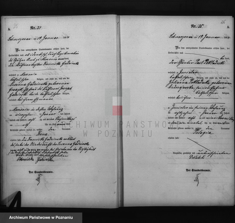 Obraz 16 z jednostki "Księga urodzeń"
