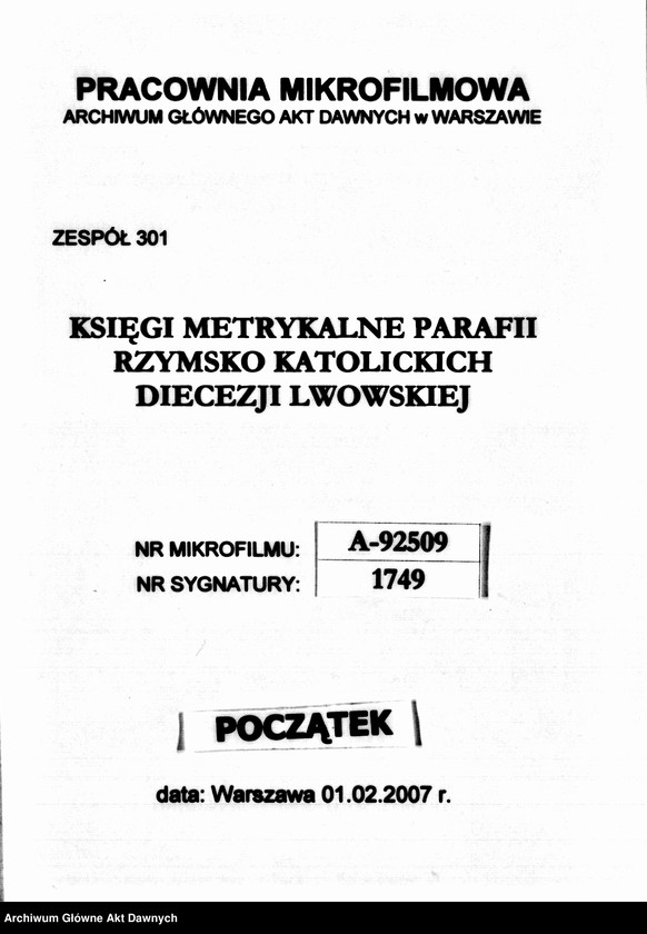 image.from.unit.number "Parafia: Dawidów. Dekanat: Szczerzec. Kopie z ksiąg metrykalnych ur., śl., zg. dla wsi Dawidów i pozostałych wsi."