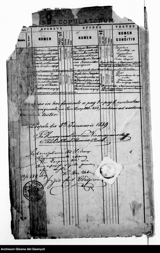 image.from.unit.number "Parafia: Lwów, parafia Bożego Ciała (Dominikanów). Dekanat: Lwów. Kopie z ksiąg metrykalnych śl. dla parafii."