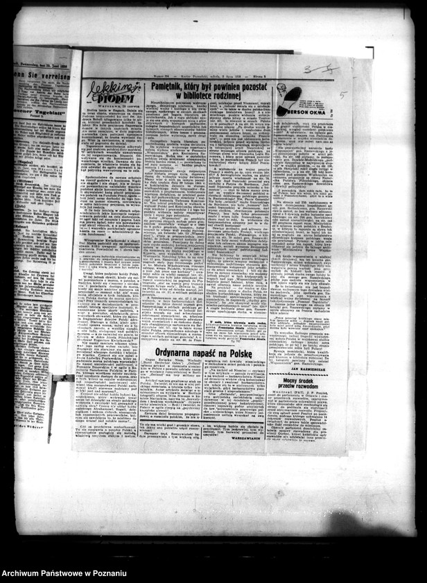 Obraz 9 z jednostki "/Różne wycinki z gazet w sprawach politycznych/"