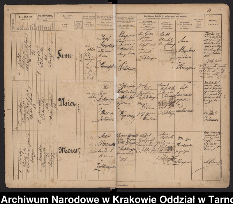 Obraz 17 z jednostki "Księga urodzeń"