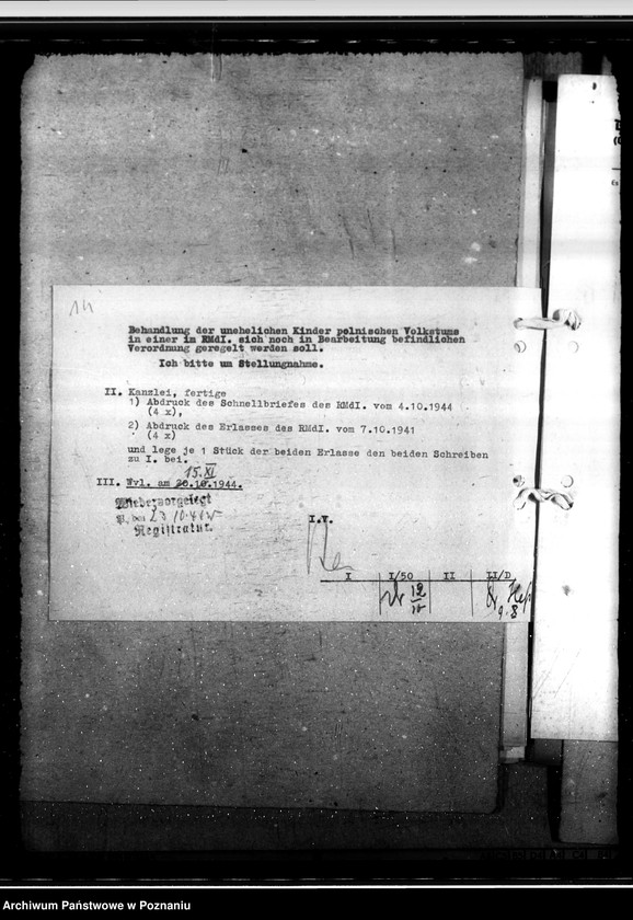 Obraz 17 z jednostki "Einführung jugendwohlfahrtrechtlicher Bestimmungen in den Ostgebieten"