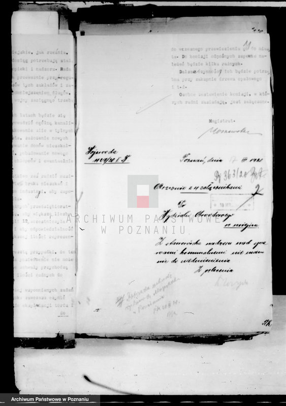 Obraz 15 z jednostki "Członkowie magistratu i radni miasta Kościana /wprowadzenie w urzędowanie, skargi, zażalenia itp./"