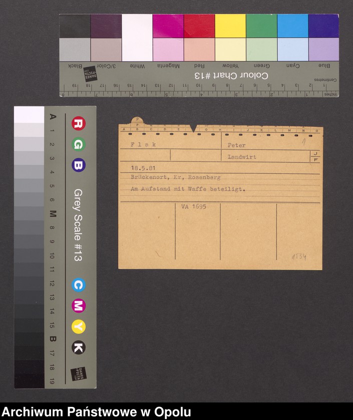 Obraz 3 z jednostki "[Flak Peter, ur. 18.5.1881, zam. Brückenort]"