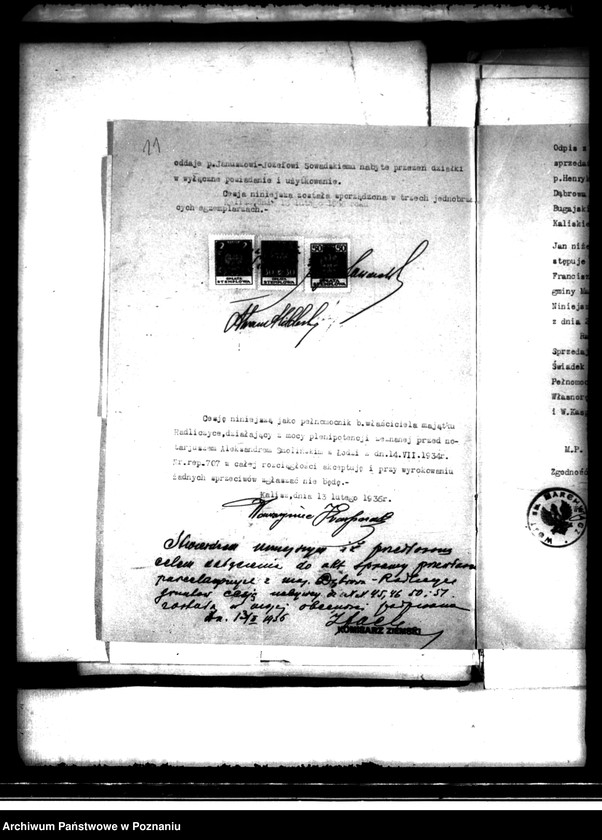 image.from.unit.number "Przewłaszczenie parcel z majątku Dąbrówka-Radliczyce powiatu kaliskiego"