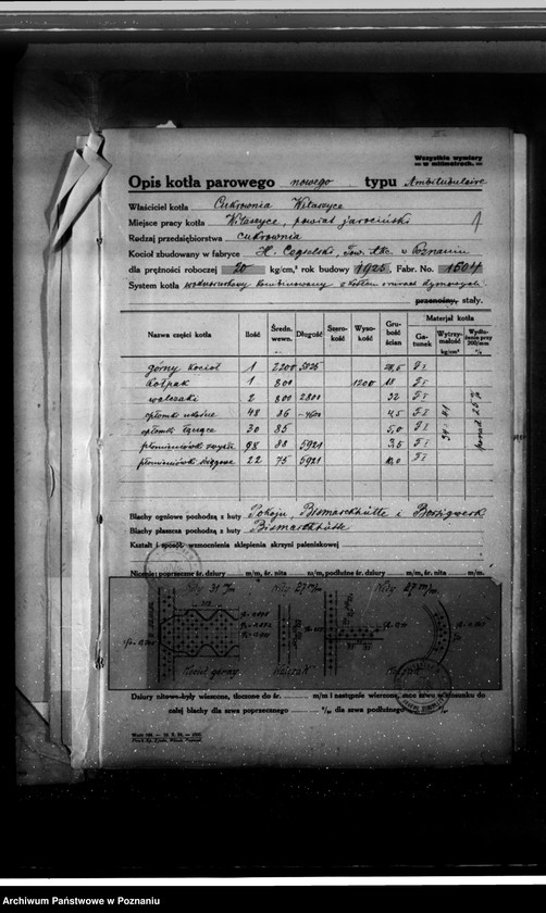 Obraz 5 z jednostki "Cukrownia Witaszyce pow. jarociński nr woj. kotła 5860"