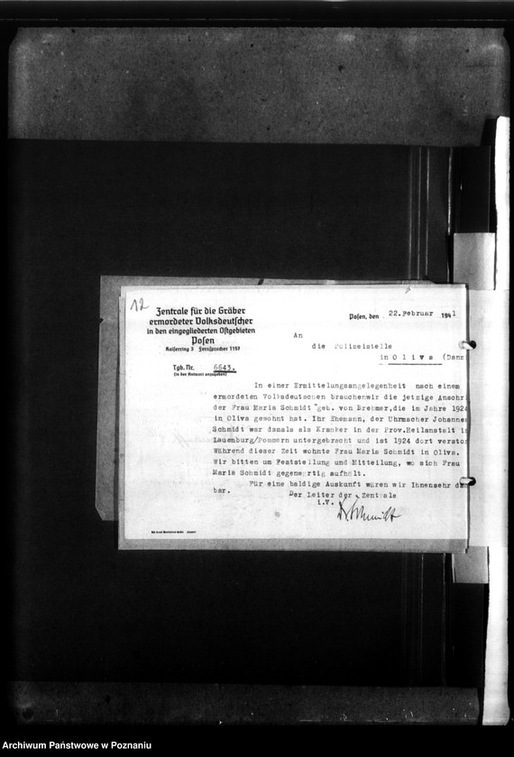 Obraz 17 z jednostki "Uhr mit der Gravierung Johann Schmidt - Graudenz (Grudziądz)"