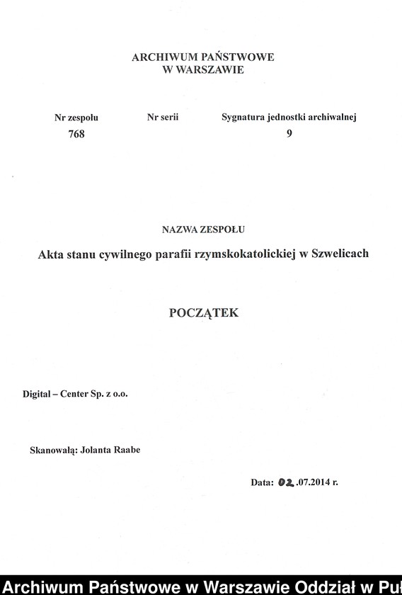 image.from.unit.number "Akta urodzeń, małżeństw i zgonów"