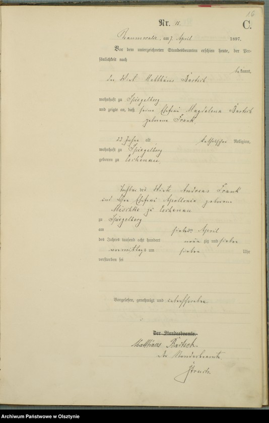 image.from.unit.number "Sterbe-Haupt-Register Nr 1 - 51"