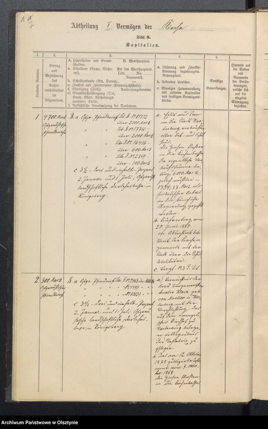 image.from.unit.number "Lagerbuch der evangelischen Kirchengemeinde Wartenburg"