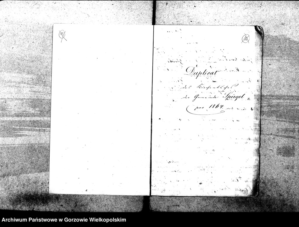 image.from.unit.number "Duplikate der Kirchenbücher von der Parochie Gennisch Warthebruch: Ober Gennin (Jeniniec), Alt Gennin (Jeninek), Unter Gennin (Podjenin), Blumenthal (Kwiatkowice), Spiegel (Poźrzadło), Sophienaue (Zosinek), Hankwitzruh (brak polskiego odpowiednika)"