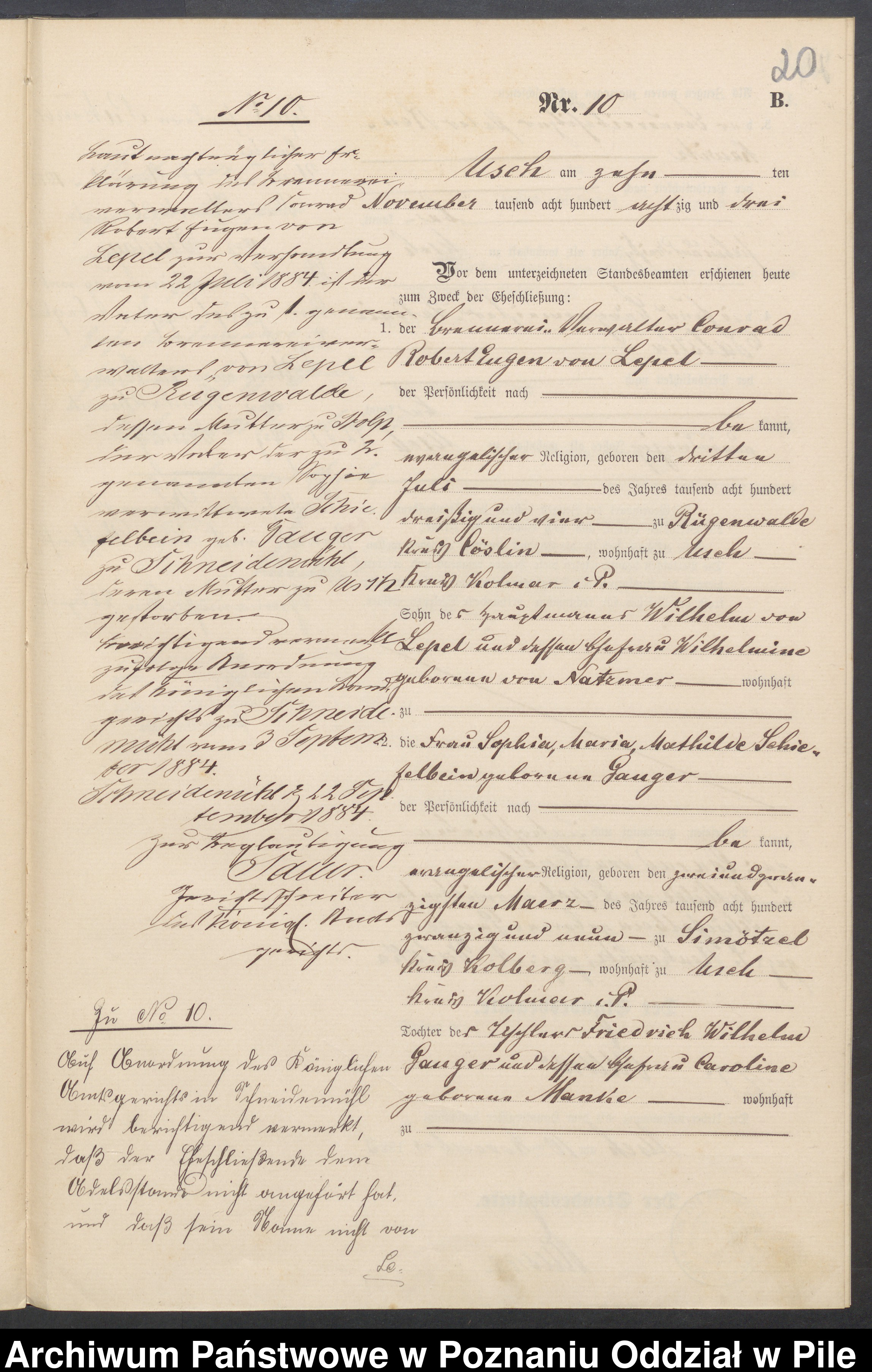 Skan z jednostki: Księga małżeństw