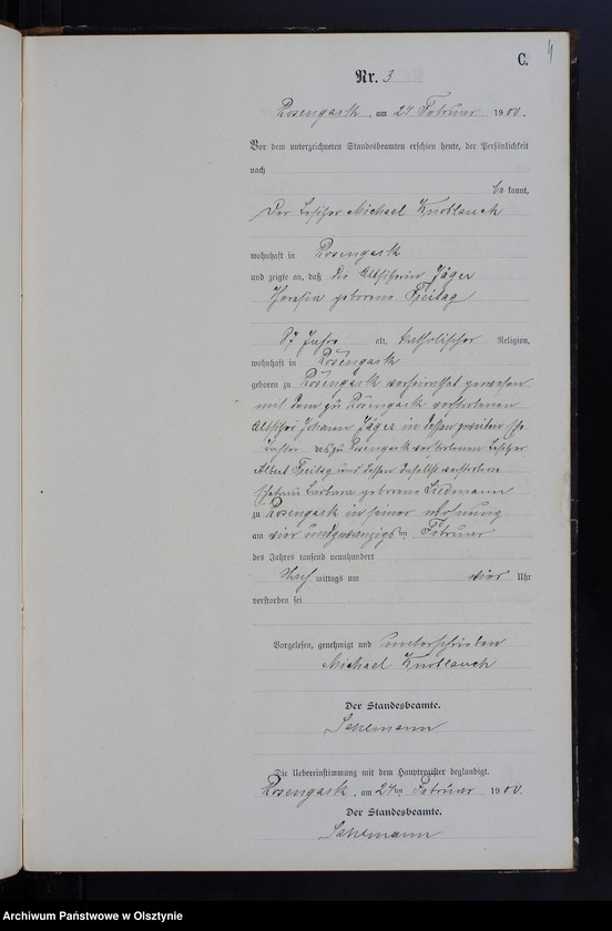 image.from.unit.number "Sterbe-Neben-Register Nr 1 - 43"