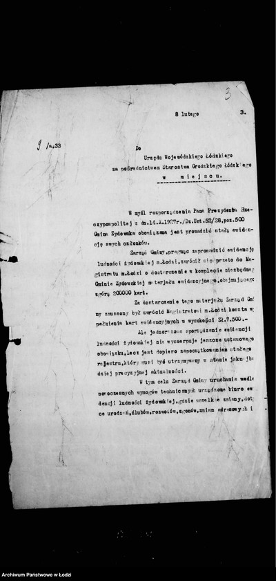 Obraz 8 z jednostki "Ewidencja ludności żydowskiej"