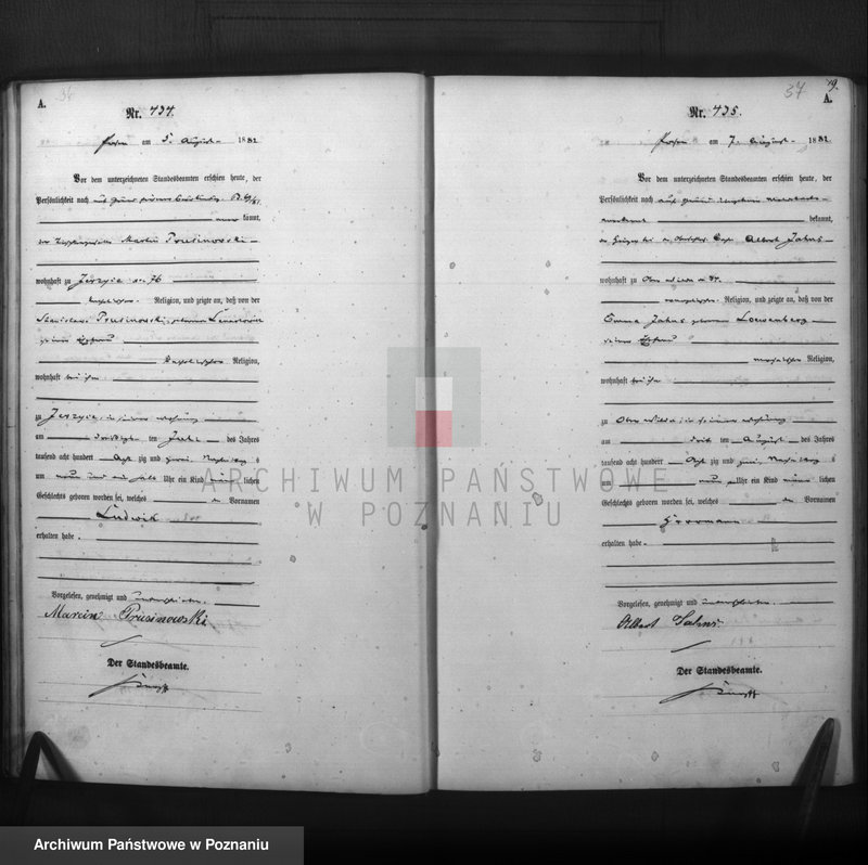 image.from.unit.number "Księga urodzeń t. II"