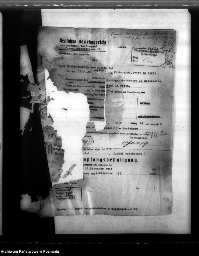 Obraz 6 z jednostki "Notdienstverpflichtung der Ärzte"