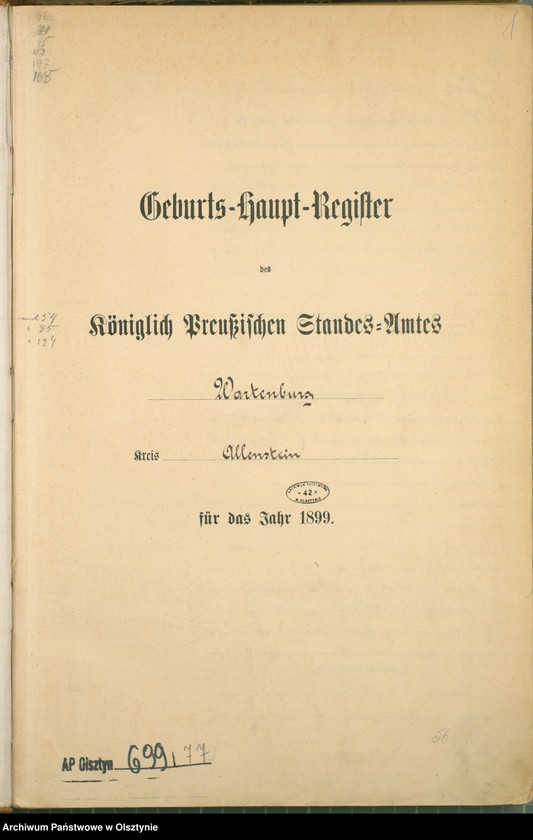 image.from.unit.number "Geburts-Haupt-Register Nr 1 - 181"