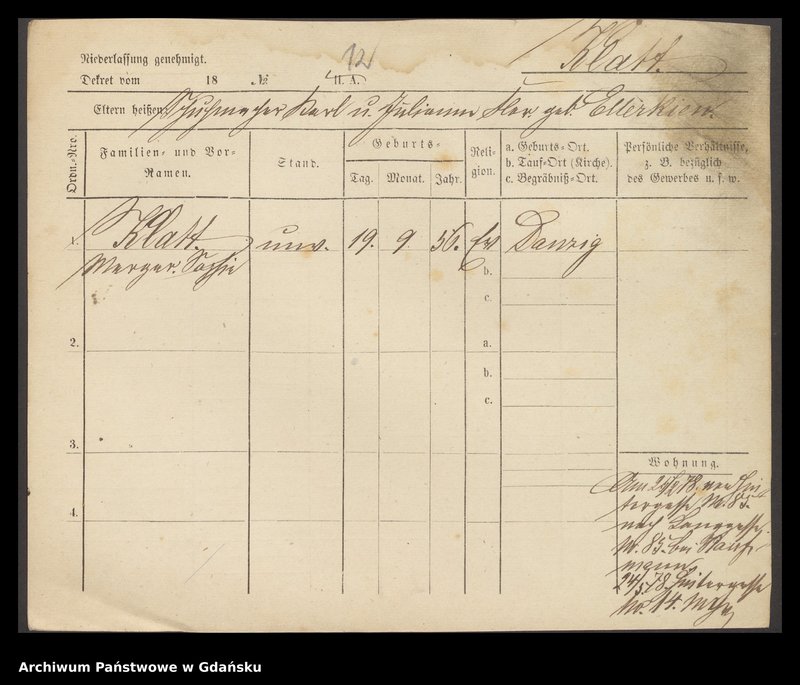 image.from.unit.number "Karty meldunkowe: Klatt Louis - Klawenka"