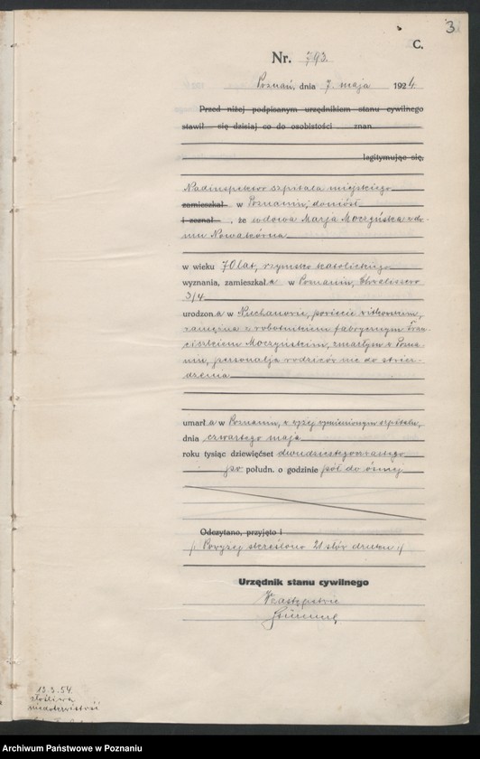 image.from.unit.number "Księga miejscowa zgonów tom II [Rejestr główny zgonów]"