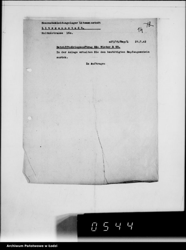 Obraz 20 z jednostki "5314 Kriegsauftrag R.99 SS-30 Winter Pelze HBA Posen"