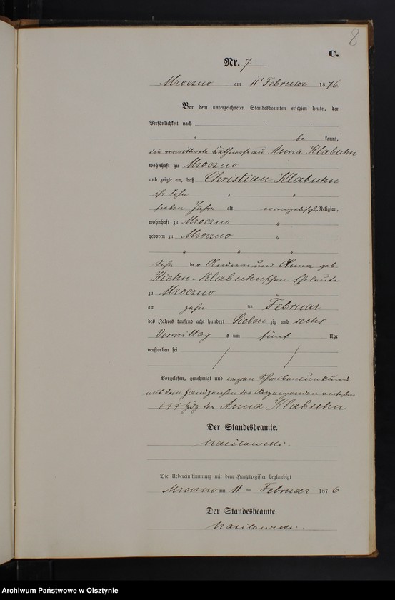 image.from.unit.number "Sterbe-Neben-Register Tom I,Nr 1 - 62"