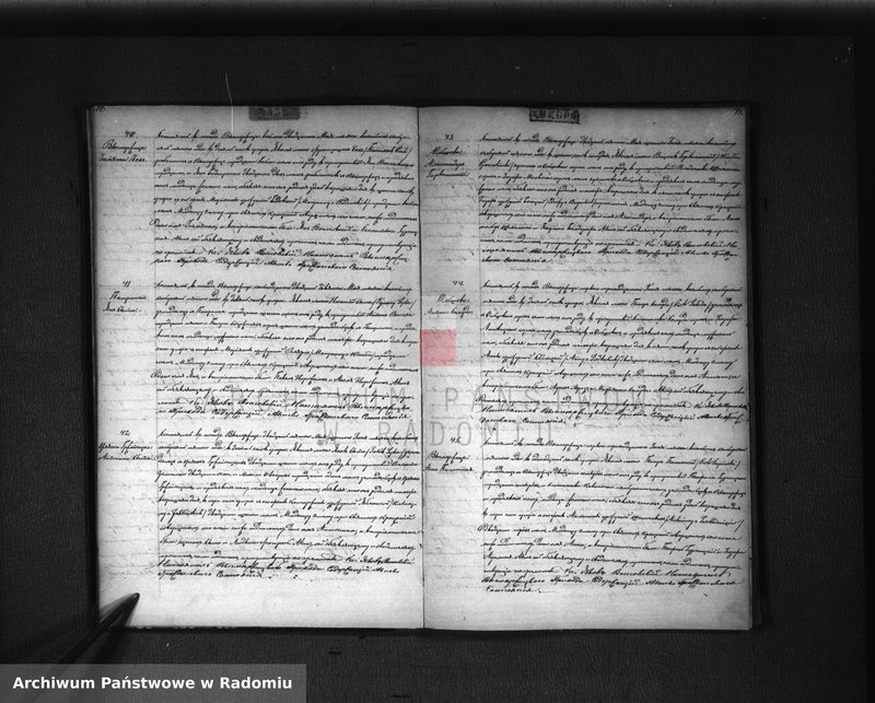 Obraz 11 z jednostki "[Duplikat akt urodzonych, zaślubionych i zmarłych parafii Wyśmierzyce z 1875 roku]"