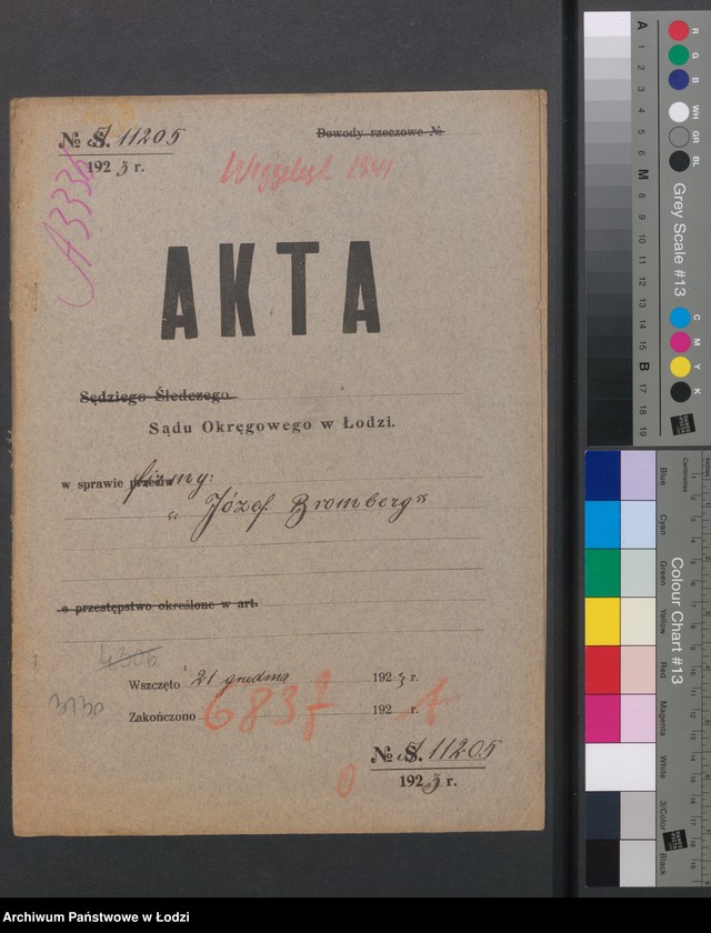 Obraz 2 z jednostki "Józef Bromberg – drobna sprzedaż skór"