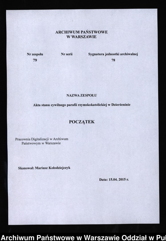 image.from.unit.number "Akta urodzeń, małżeństw, zgonów"