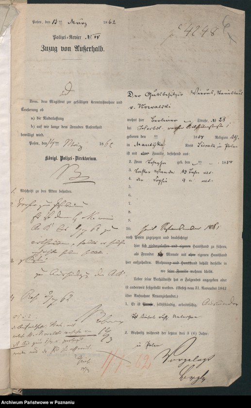 Obraz 9 z jednostki "A. betr. Stanislaus von Wierusz-Kowalski"