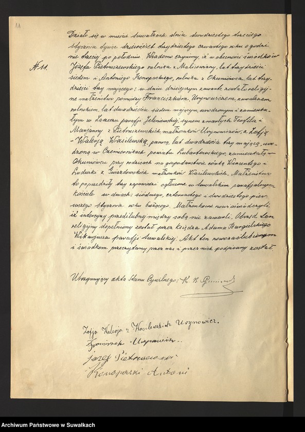 image.from.unit.number "Akty małżeństwa 1934"